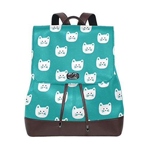 MONTOJ Reisetasche aus Leder mit Katzengesicht von MONTOJ