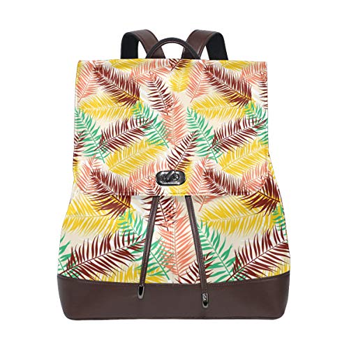 MONTOJ Reisetasche aus Leder mit Palmenblatt-Muster von MONTOJ