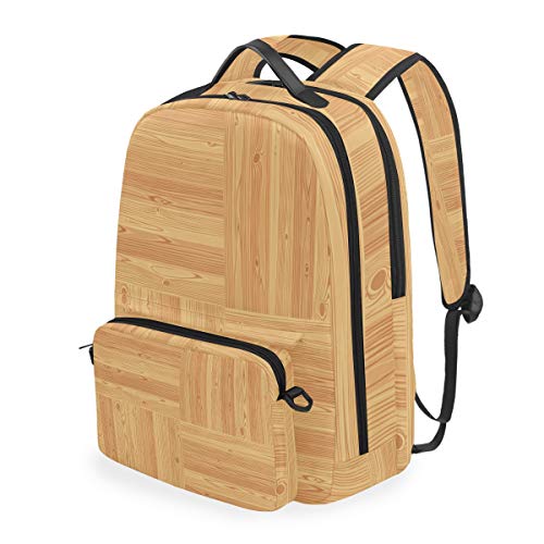 MONTOJ Reisetasche mit Kreuztasche aus Holz, mit Holzboden von MONTOJ