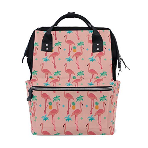 MONTOJ Rucksack Flamingo mit Girlande aus Segeltuch von MONTOJ