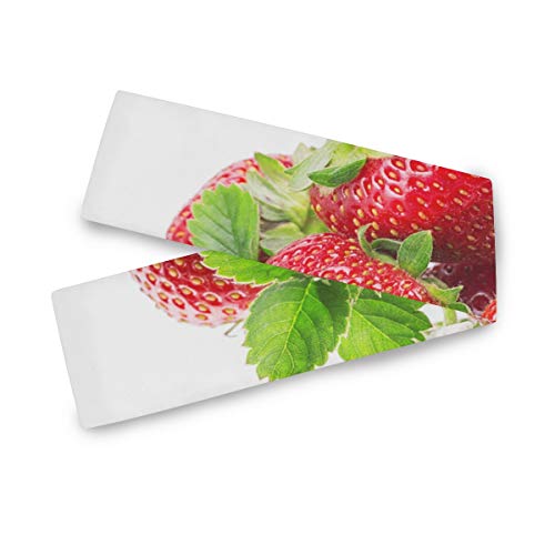 MONTOJ Tischläufer mit Erdbeeren, 33 x 178 cm, 33 x 228 cm, Polyester, 1, 13x70(in) von MONTOJ