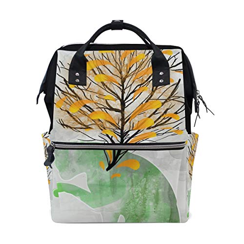 Montoj Baum wachsen von Katze Muster Segeltuch Reisetasche Campus Rucksack von MONTOJ