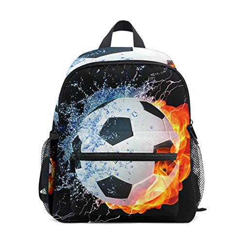 Montoj Fußball EIS- und Feuerwebertasche Reisetasche Packable Unisex Schulrucksack Daypack für Kinder von MONTOJ