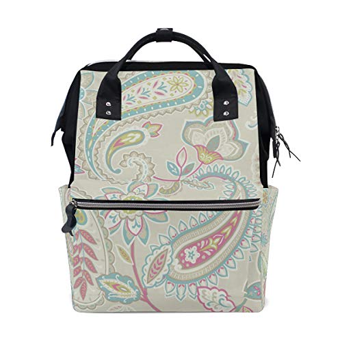 Montoj Holden Décor Indira Paisley-Tapete, Leinenrucksack, Reise-Campus-Rucksack Montoj Holden Décor Indira Paisley-Tapete, Leinenrucksack, Reise-Campus-Rucksack von MONTOJ