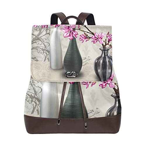 Montoj Rucksack mit Blumenvase, Violett von MONTOJ