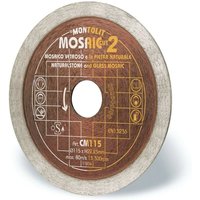 Diamantscheibe 115 mm fž£r mosaik und keramik Montolit cermont CM115 von MONTOLIT