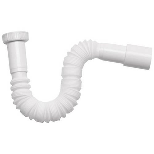 MONTSERRAT Ausziehbarer Siphon mit Kunststoffmutter für Badezimmer (2 Stück) (1 Zoll 1/2 x 40 mm) von MONTSERRAT