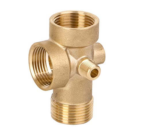 RACOR"T" 5-Wege Messing P/Kupplung (1" x 90 mm) von MONTSERRAT
