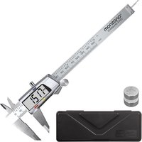 Monzana - Messschieber Digital Edelstahl 150mm lcd Display Aufbewahrungsbox Ersatzbatterie Schieblehre Messlehre von monzana