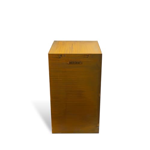MOODZ Outdoor Living Sockel für Feuerschale zu 100 cm - Sockel von Cortenstahl - Design-Sockel für Garten - 45x45x80 cm von MOODZ Outdoor Living