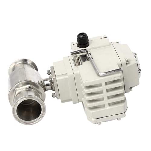 45 mm Sanitär-Edelstahl-Schnellanschluss-Elektrokugelhahn 220 V 110 V 12 V 24 V Klemmtyp Schnellanschluss-Durchgangskugelhähne(24VDC) von MOOEDJKL