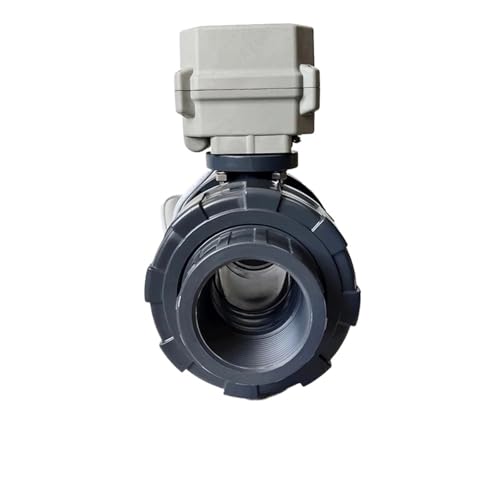 DN40 50 mm UPVC Elektrischer Kugelhahn 2/3/5/7 Drähte Motorisierter Ventilmotorantrieb for die Wasserversorgung von Wassertanks(BSP THREAD-DC24V-CR301) von MOOEDJKL
