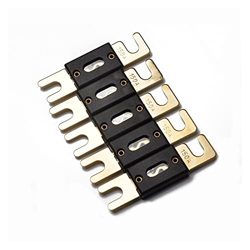 MOOEDJKL 5 Stück/Set Big Size Car Audio System Sheet Socket-in Fork Anl Sicherung 150A/200A/300A von MOOEDJKL