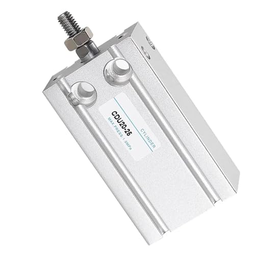 MOOEDJKL Typ CDU pneumatischer Zylinder, CDU25, Hub, 5–50 mm, doppeltwirkend, eingebauter Magnet (20 mm Hub) von MOOEDJKL