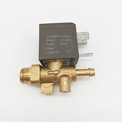 ZCQ-20B-20 2-Wege-NC-Messing-CO2-Argon-Lichtbogen-Automatikschweißgerät Ventil Push-Rohr 6,5 mm X Außengewinde M12x1 1 Stück(DC12V) von MOOEDJKL