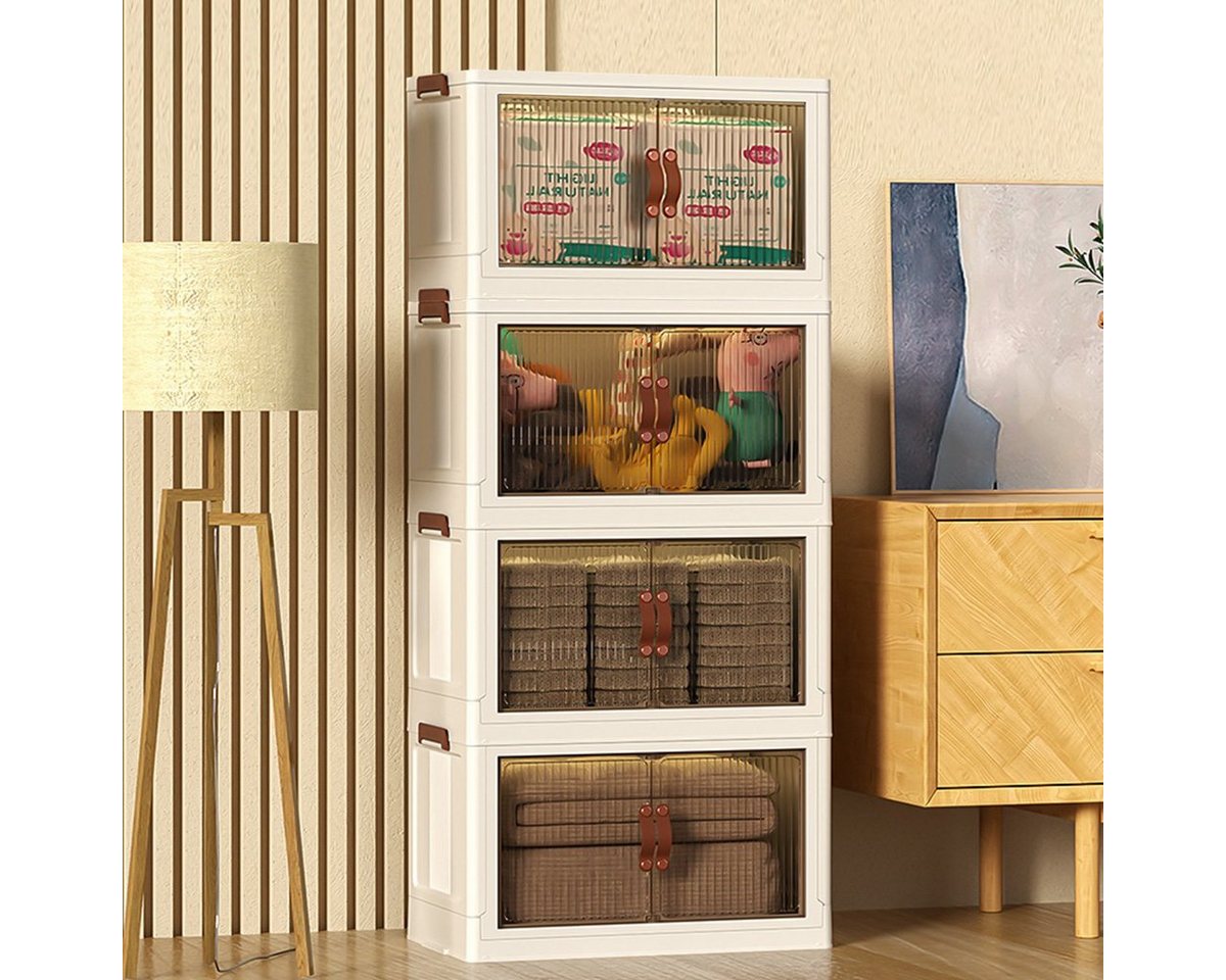 MULISOFT Aufbewahrungsbox Stapelbare Aufbewahrungsbox mit Deckel,Schrank Organizer,Spielzeugbox (badOrganizer Frischhaltedosen, für Büro, Küche & Wohnzimmer), Aufbewahrung mit Rollen und Griffe für Küche Wohnzimmer Schlafzimmer von MULISOFT