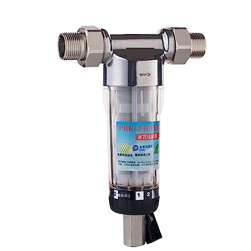 Trinkwasserfiltration, Edelstahl-Kopf-Vorfilter, Rotationsniederschlag for das ganze Haus, Wasserfilter, zentrales Vorfiltrations-Reinigungssystem(1 inch -0.5 inch) von MOOILKO
