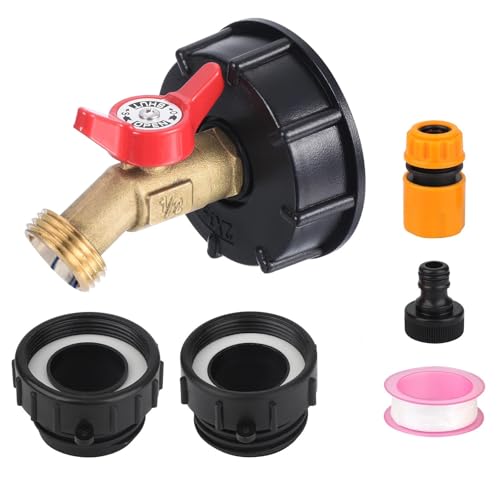 MOOKEENONE IBC Tote Tank Adapter, 3 Größen grob - Innengewinde IBC Tote Adapter von MOOKEENONE