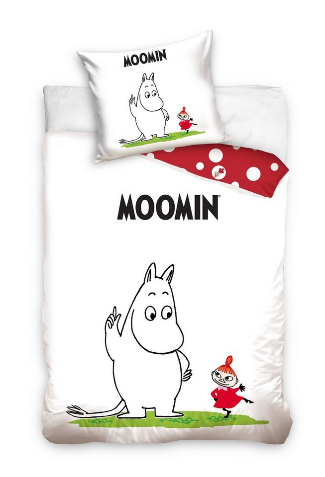 Kinderbettwäsche Moomin Kinderbettwäsche 140 x 200 cm, MOOMIN von MOOMIN