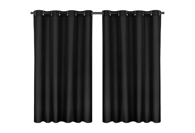 MOON Heimtextilien Vorhang Moon 2er Pack Vorhang Ocean 70% Blickdicht Ösenvorhang 140x245cm von MOON Heimtextilien