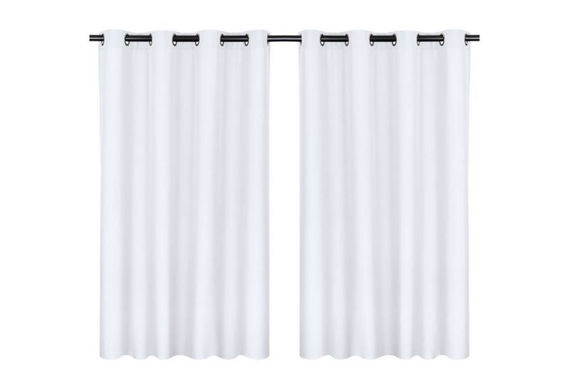 MOON Heimtextilien Vorhang Moon 2er Pack Vorhang Ocean 70% Blickdicht Ösenvorhang 140x245cm von MOON Heimtextilien