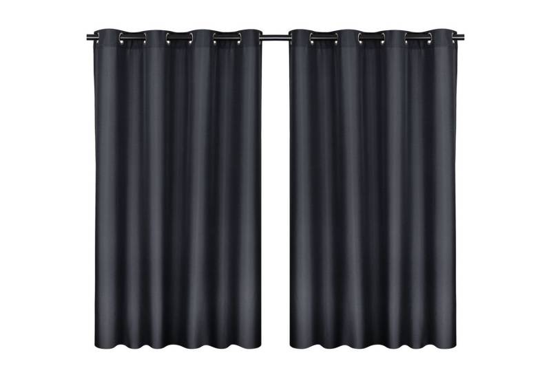 MOON Heimtextilien Vorhang Moon 2er Pack Vorhang Ocean 70% Blickdicht Ösenvorhang 140x245cm von MOON Heimtextilien