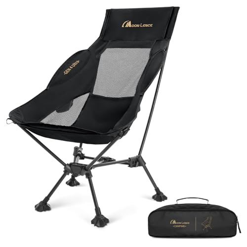 MOON LENCE Klappbarer Campingstuhl mit hoher Rückenlehne, 150 kg, tragbarer kompakter Stuhl mit breiter Sitzfläche und ergonomischer Rückenstütze MOON LENCE Klappbarer Campingstuhl mit hoher Rückenlehne, 150 kg, tragbarer kompakter Stuhl mit breiter Sitzfläche und ergonomischer Rückenstütze von MOON LENCE