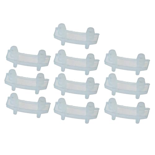 10 Stück Ersatz-Gummibuchsen-Stoßdämpfer-Pads, Teil für MB1001-Zubehör von MOONDAME