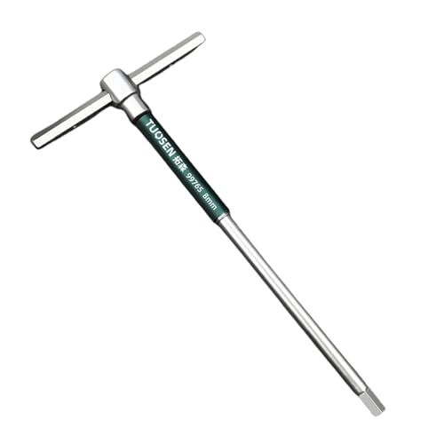 2,5/3/4/5/6/8/10 mm T-förmiger Handwerkzeug-Steckschlüssel, metrischer T-Griffschlüssel, verlängerter T-Steckschlüssel von MOONDAME