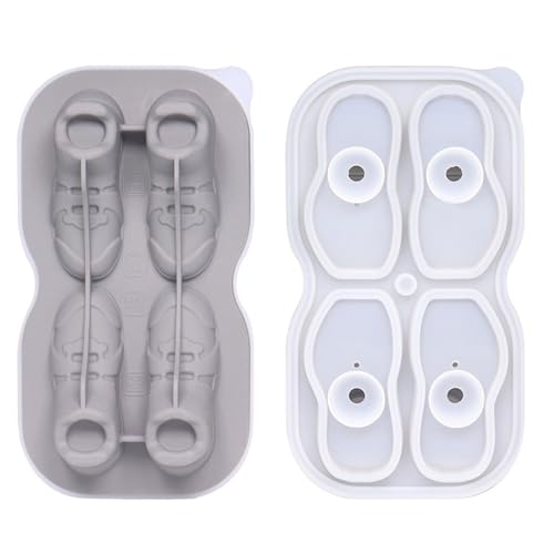 3D-Eiswürfelform in Schuhform, lebensmittelechtes Silikon, für Whisky-Trinker, Barkeeper 3D-Eiswürfelform in Schuhform, lebensmittelechtes Silikon, für Whisky-Trinker, Barkeeper von MOONDAME