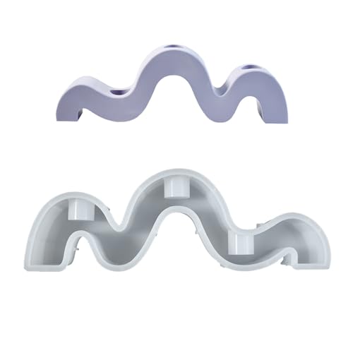 Flexible Silikonform mit geometrischen Kurven zum Basteln von unverwechselbaren Haltern, Ornamenten und Heimakzenten Flexible Silikonform mit geometrischen Kurven zum Basteln von unverwechselbaren Haltern, Ornamenten und Heimakzenten von MOONDAME