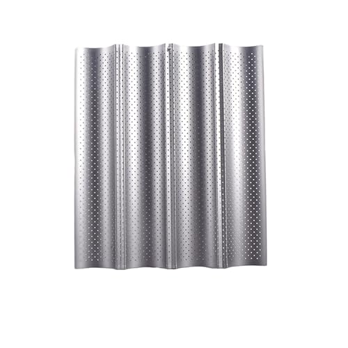 Französische Brotbackformen aus Karbonstahl, antihaftbeschichtet, perforiert, lange Brotbackform, Backzubehör Französische Brotbackformen aus Karbonstahl, antihaftbeschichtet, perforiert, lange Brotbackform, Backzubehör von MOONDAME