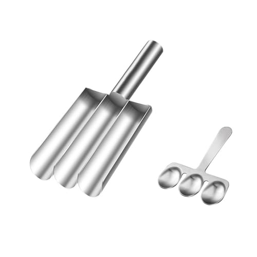 Kitchen 3 Fleischbällchen Maker Fleischbällchen Löffel mit Schneiden von Fleischbällchen Herstellung Set Home Cooking Tool für Knödel von MOONDAME