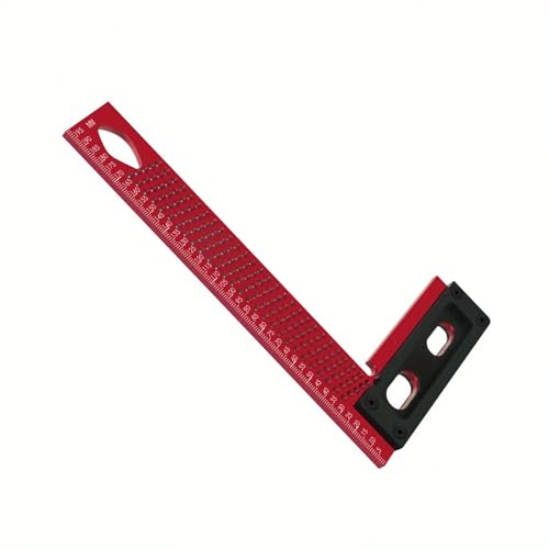 L-Typ-Lochlineal, Anreißer, Aluminiumrahmen, quadratisches Linienwerkzeug für Ingenieure, Holzbearbeitungslineal von MOONDAME
