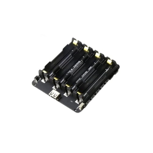 MOONDAME 18650-Batteriehalter Kompatibel Mit Entwicklungsplatine Mit 4 Steckplätzen Und Integriertem Batterie Clip Schutz von MOONDAME