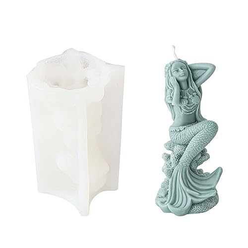MOONDAME 3D-Silikonform, schöne Kerzenform, Schokoladenform für die Herstellung von Heimdekoration von MOONDAME