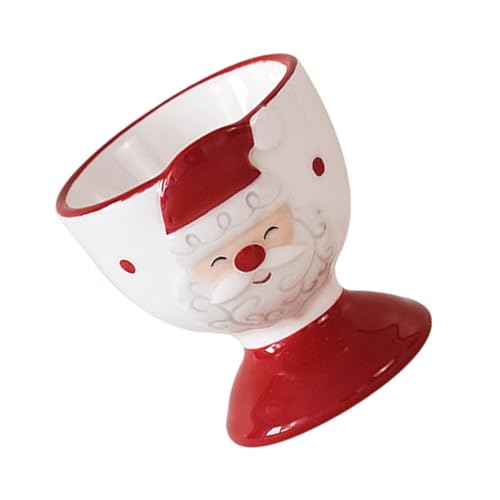 MOONDAME Dekoratives kleines Trinkgeschirr mit Weihnachtsmann-/Hirsch-Form, Porzellan-Weinbecher, Keramik-Eierhalter für den Urlaub MOONDAME Dekoratives kleines Trinkgeschirr mit Weihnachtsmann-/Hirsch-Form, Porzellan-Weinbecher, Keramik-Eierhalter für den Urlaub von MOONDAME