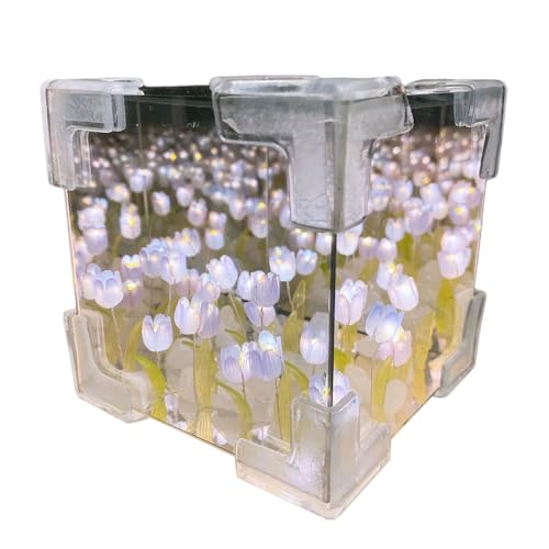 MOONDAME Do It Yourself Blumen-Nachtlicht-Set aus Acryl, verwandeln Sie die Beleuchtung und zeigen Sie Ihren Geschmack, personalisieren Sie Ihren Raum, Schlafzimmer von MOONDAME