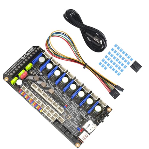 MOONDAME Mainboard 3D Drucker Steuerplatine H723 Mit DotStar 24V/48V Optionalem Netzteil von MOONDAME