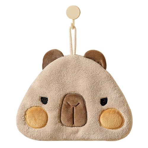 MOONDAME Mehrzweck-Handtuch aus Fleece für Gesicht und Hände, praktisches Umhängeband zum Aufhängen, hygienisch, einfach zu tragen von MOONDAME