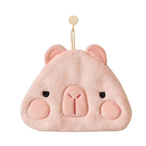 MOONDAME Mehrzweck-Handtuch aus Fleece für Gesicht und Hände, praktisches Umhängeband zum Aufhängen, hygienisch, einfach zu tragen von MOONDAME