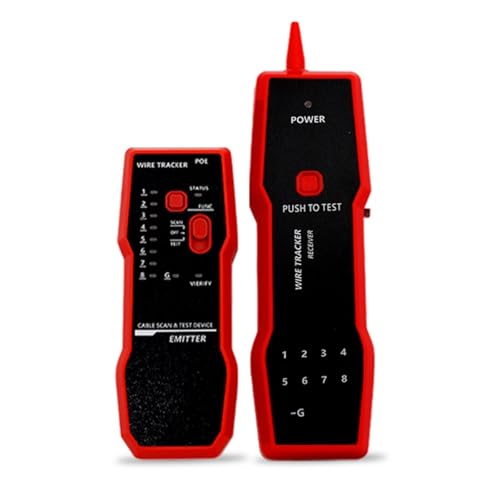 MOONDAME Netzwerk Kabeltester Multimeter Anti Lärm Test Finder Draht Empfänger Tester Netzwerk Reparatur Elektrowerkzeug von MOONDAME