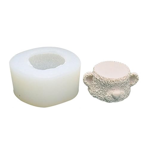 MOONDAME Silikonform für Weihnachtskerzenhalter, für handgefertigte Kerzenherstellung, Temperaturbereich 40 °C bis 230 °C von MOONDAME