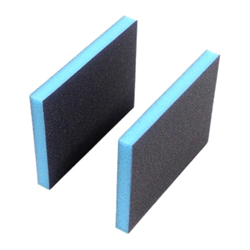 Mehrzweck-Schleifschwamm, Schleifpapier, verschiedene Körnungen, Schleifwerkzeug mit Körnungen, Komfortgriffen, Schaumstoff-Sandblock, 2 Stück Mehrzweck-Schleifschwamm, Schleifpapier, verschiedene Körnungen, Schleifwerkzeug mit Körnungen, Komfortgriffen, Schaumstoff-Sandblock, 2 Stück von MOONDAME