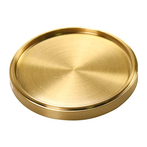 Messing-Untersetzer für Tassen, Heimdekoration, Getränke für Zuhause, Küche, Couchtisch, Tafelaufsätze, Dekorationen von MOONDAME