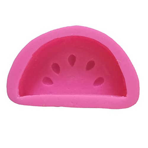 Seifenherstellungszubehör, Kuchendekorationswerkzeuge, gewürfelte Wassermelonen-Form, Silikon, Obstseife, Kerzenformen, einfach zu verwenden von MOONDAME