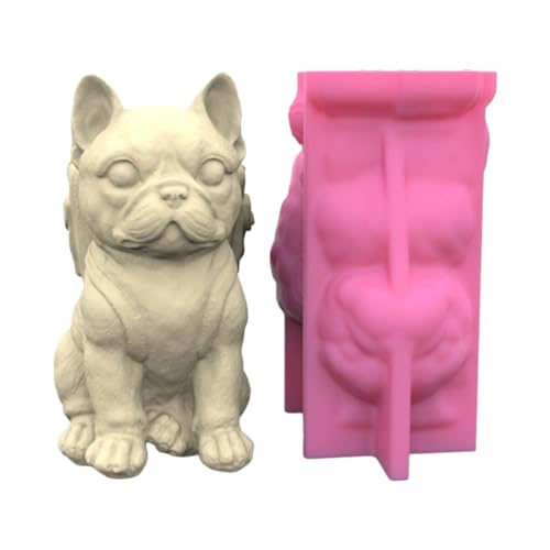 Silikon-Bastelformen, 3D-Blumentopf, Hundeform, Beton-Vasenformen, Silikon für Handarbeit von MOONDAME