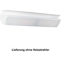 Heatscope Wetterschutzblech für Heizstrahler Vision und Spot Aluminium schwarz/weiß weiß/Größe 3 (Vision 1600W/Spot 2200W/2800W) von MOONICH HEATSCOPE