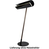Heatscope Free Ständer für Heizstrahler Vision 1600 W/Spot 2200/2800 w schwarz/Verbindungsholm in Teakholz-Optik von MOONICH HEATSCOPE
