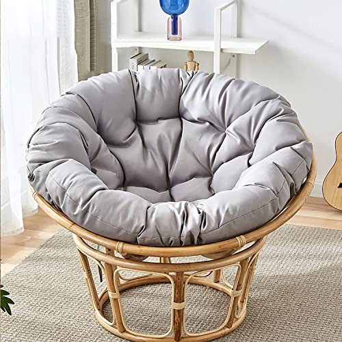 MOOOEHYM Hängestuhl,Swing Stuhl,Rattan Drehstuhl,Overstuffed Papasan Stuhl Kissen,Stuhl Ausschließen,Untertasse Stuhl,Anzug Für Outdoor Egg Chair-B 140x140cm(55x55inch) von MOOOEHYM